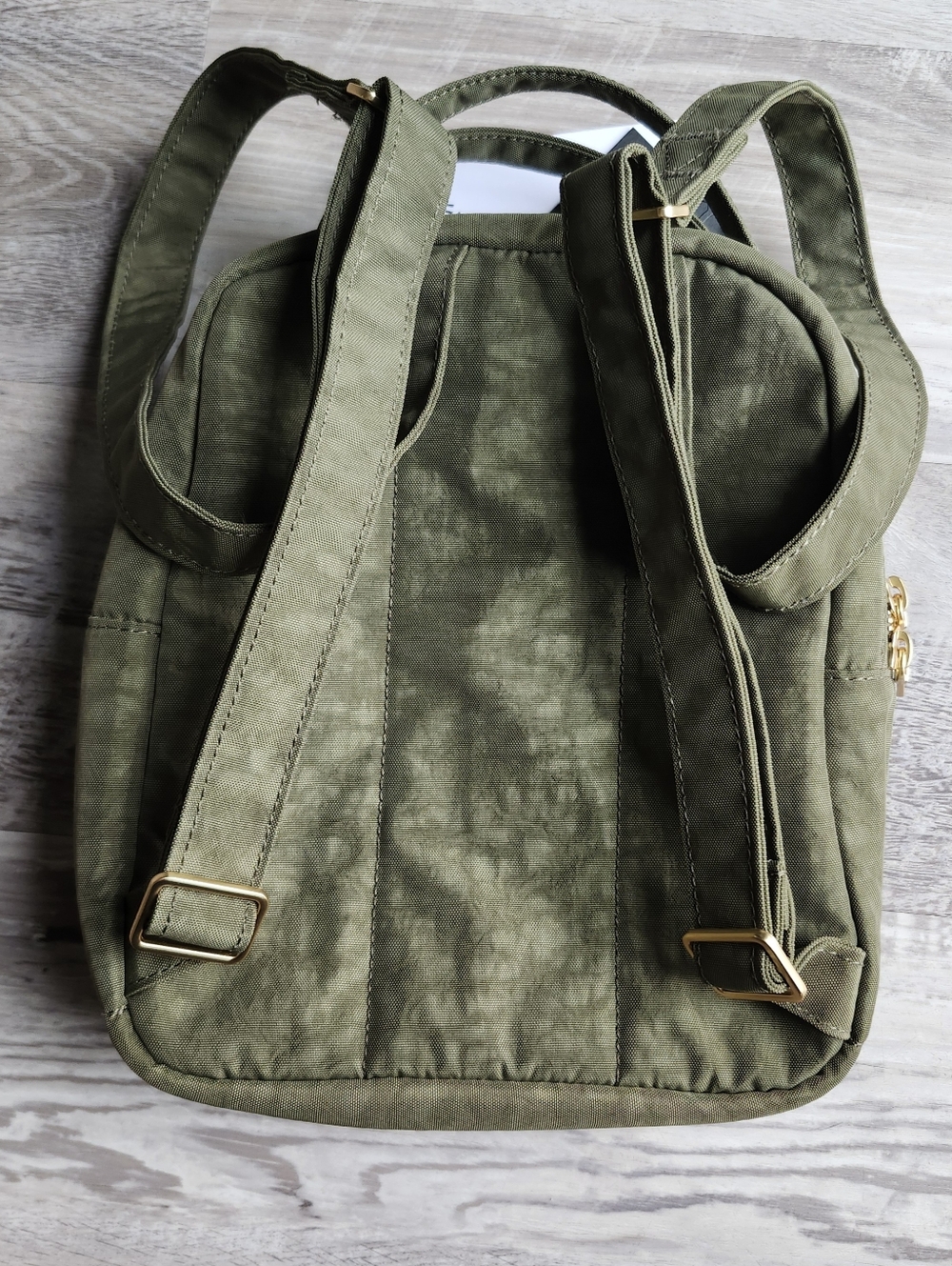 Herschel Orion Mini Backpack Ivy Green NWT Gold Hardware Travel Bag - Picture 2 of 9